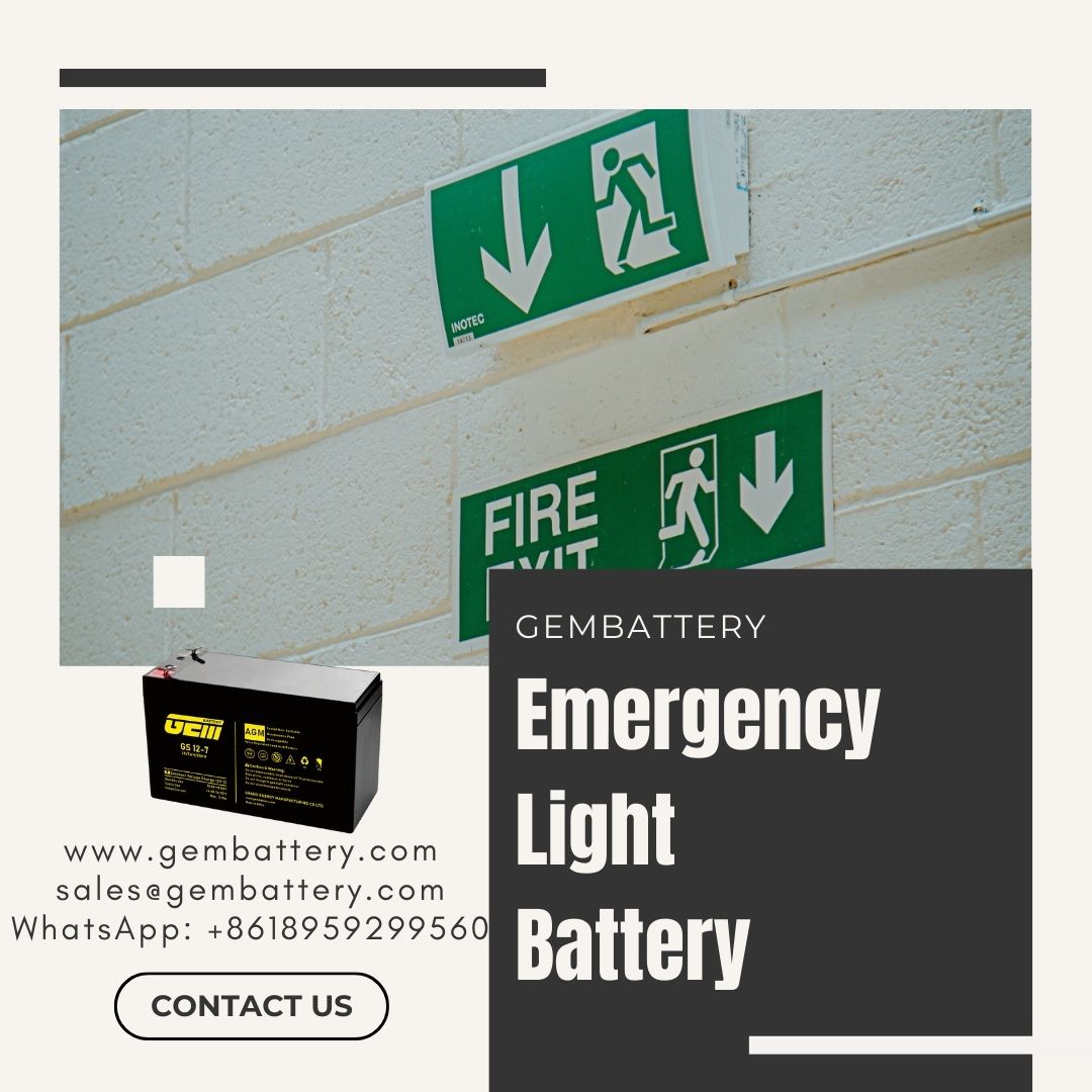 emergency light batteries