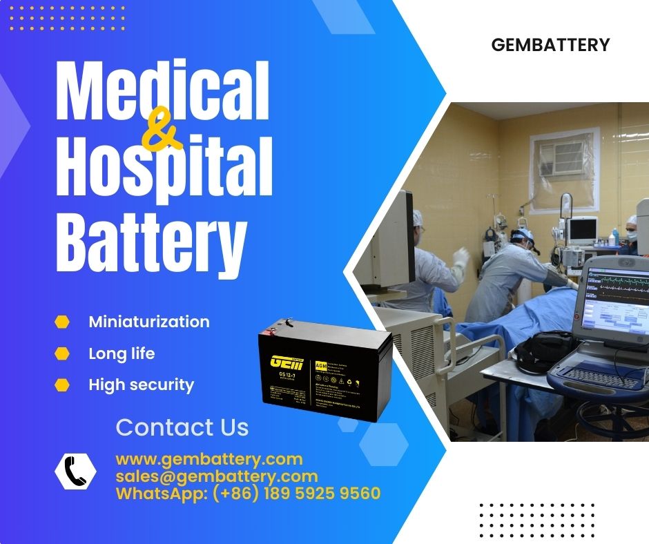 medical system battery