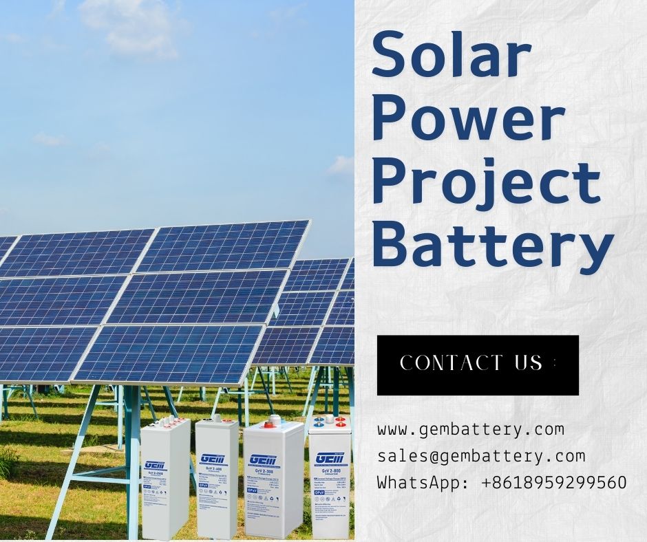 solar power project battery