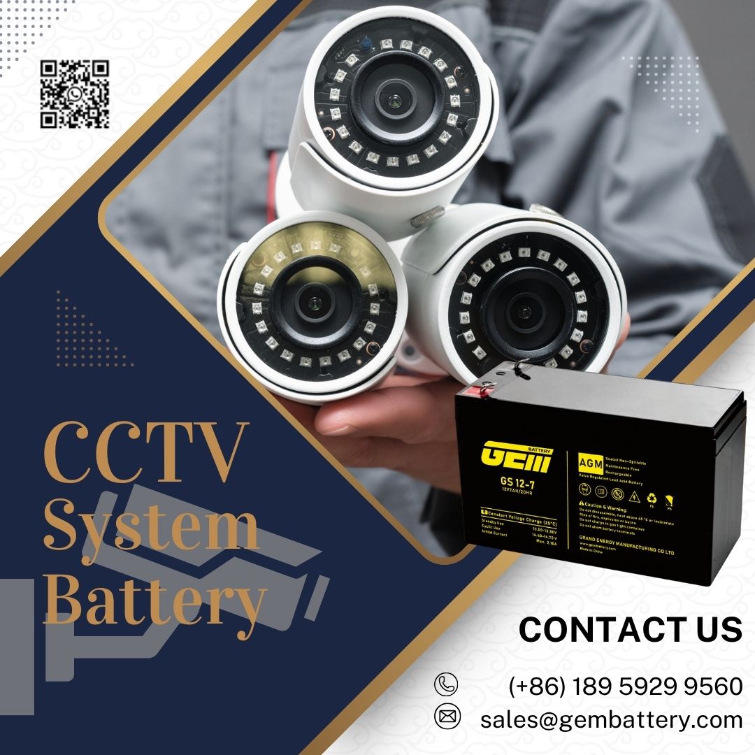CCTV system battery