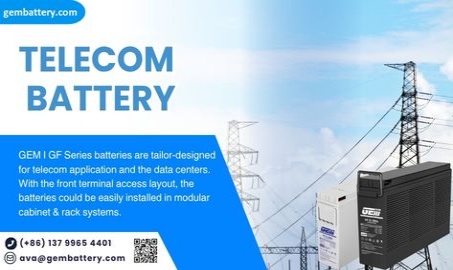 باتریهای ترمینال جلویی سری GF از GEMBATTERY – راهکارهای برق قابلاعتماد برای مخابرات، UPS و مراکز داده